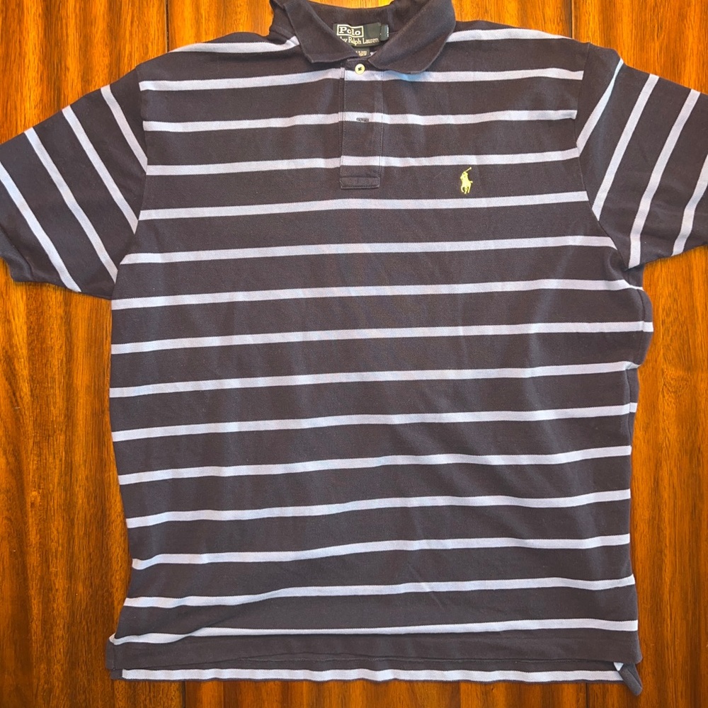 Polo Ralph Lauren - Stripped Polo w/ Pony - Size XL